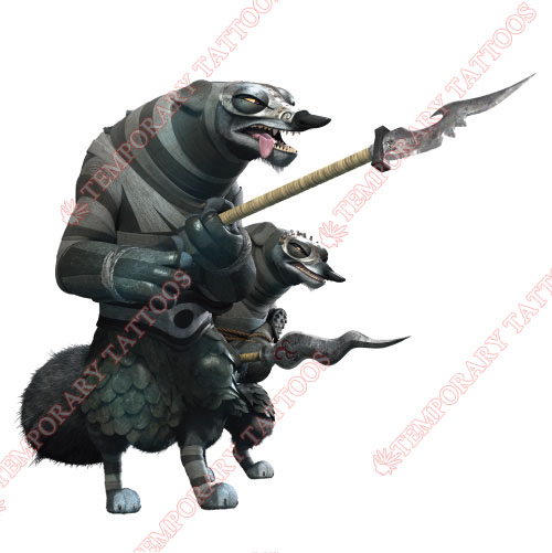 Kung Fu Panda Customize Temporary Tattoos Stickers NO.3348